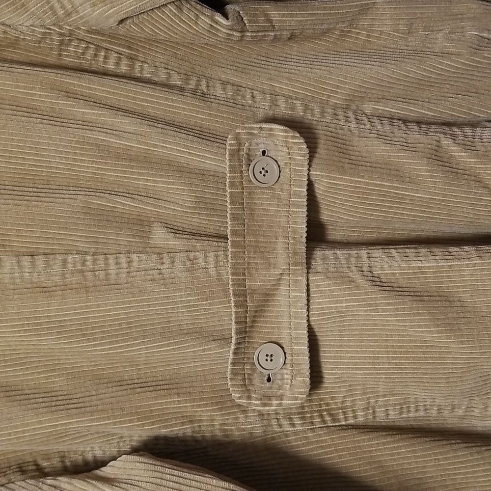 Gap Corduroy Double Breasted Jacket Tan XL - Picture 7 of 8